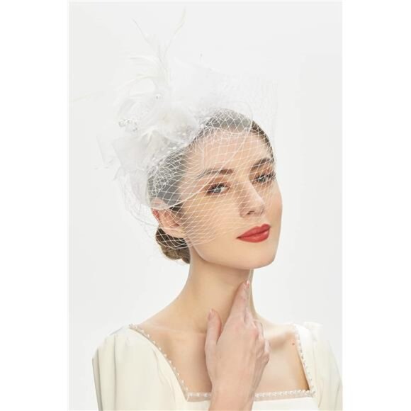 Kentucky Derby Fascinators for Women High Tea Party Hat Wedding Cocktail - Picture 10 of 12